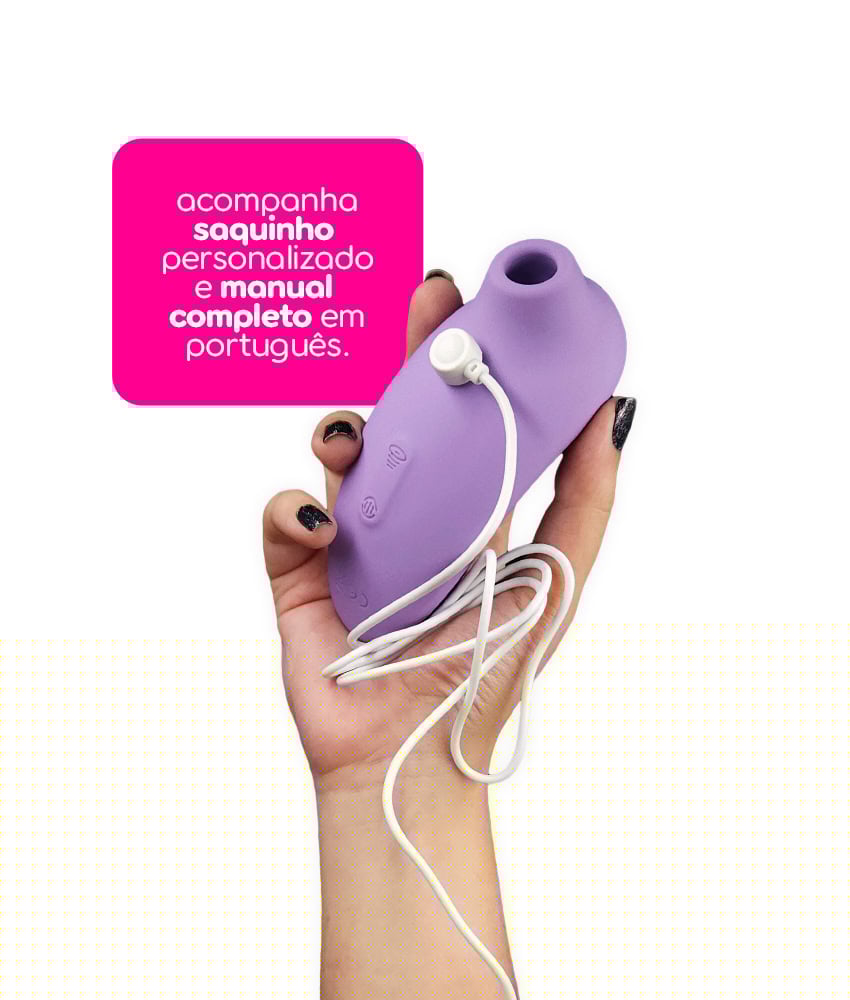 Dona Coelha Sussu – Sugador de Clitóris e Vibrador para Orgasmo Duplo no Seu Ritmo