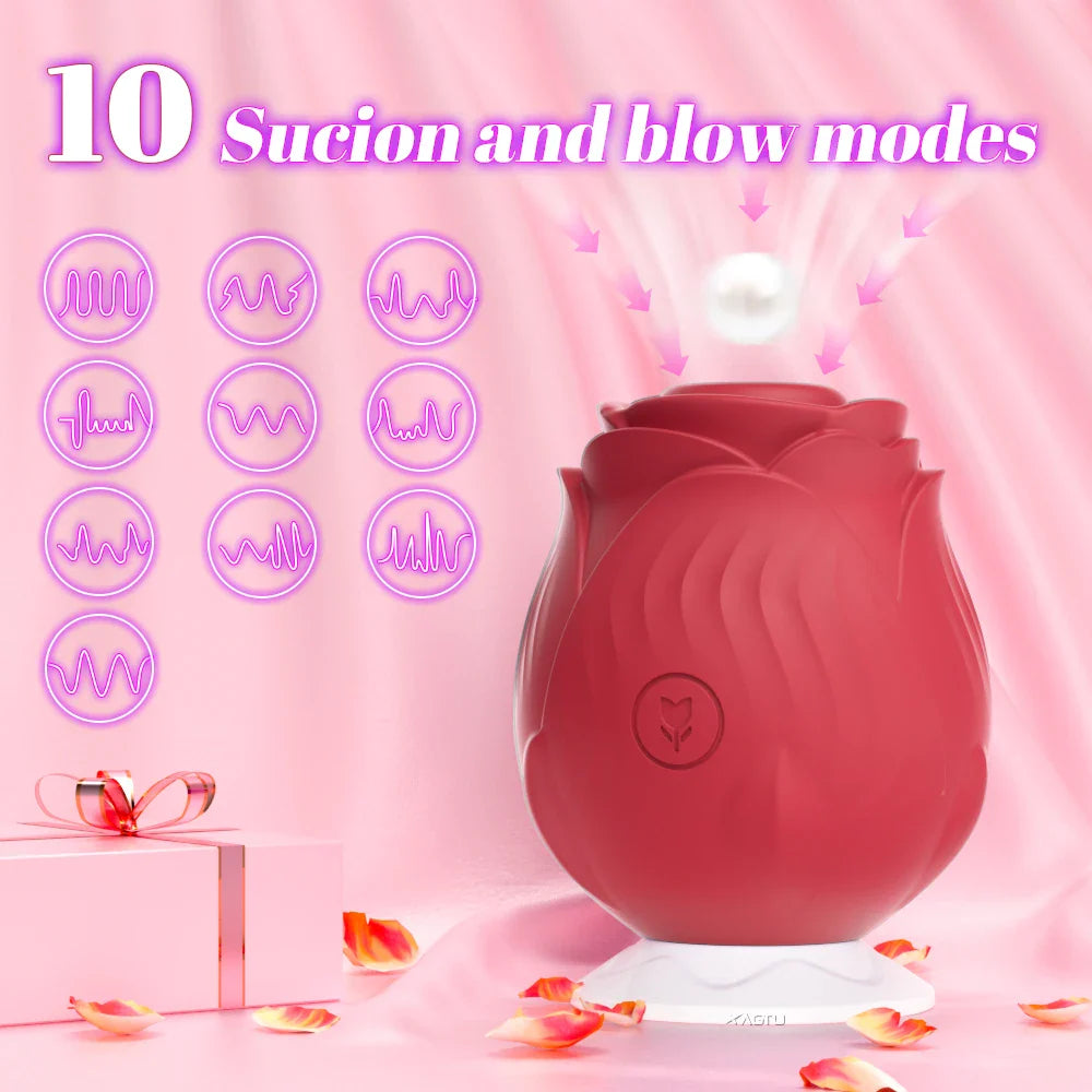 Serena - Vibrador sugador manual