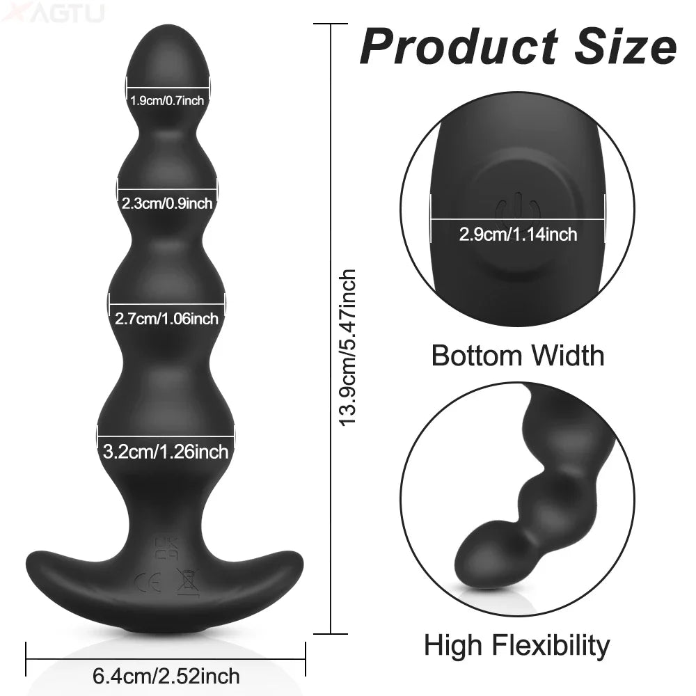Anal plug vibrador