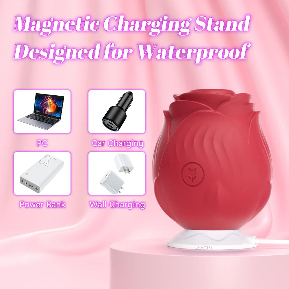 Serena - Vibrador sugador manual