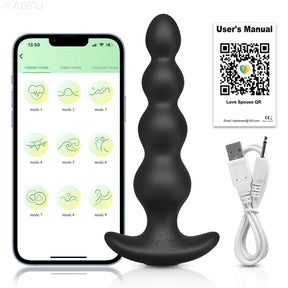 Anal plug vibrador