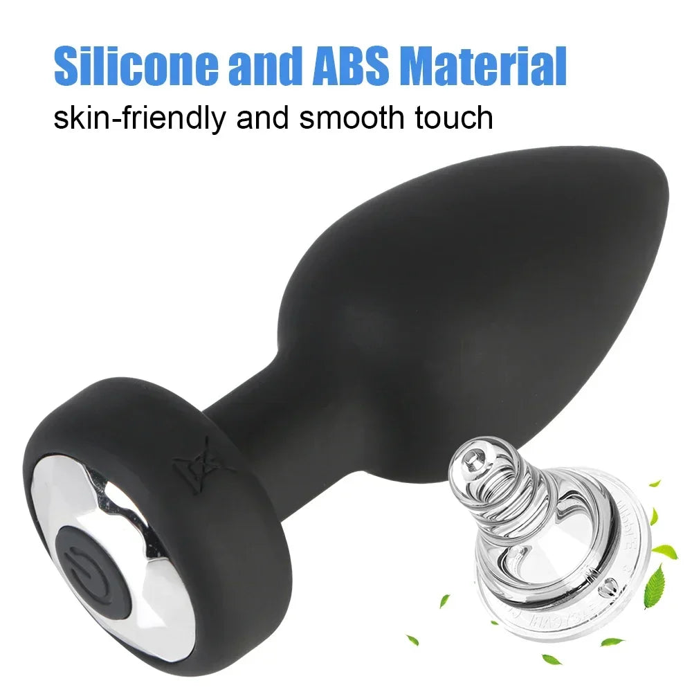 Anal plug vibrador