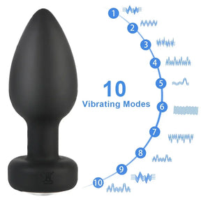 Anal plug vibrador